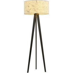 Emibig Aston lampa stojąca 1x15 W biała-czarna-beżowa 1150/LP3