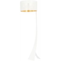 Emibig Estrella lampa stojąca 1x15 W biała-złota 1155/LP1
