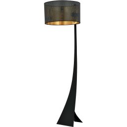 Emibig Estrella lampa stojąca 1x15 W czarna-złota 1156/LP1