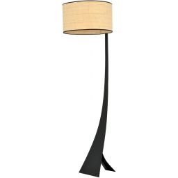 Emibig Estrella lampa stojąca 1x15 W czarna-beżowa 1157/LP1