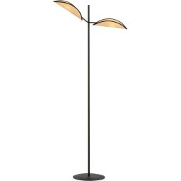 Emibig Vene lampa stojąca 2x10 W czarna-beżowa 1160/LP2