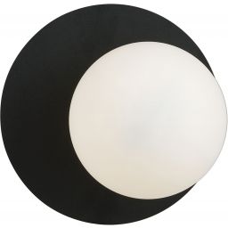 Emibig Oslo K1 kinkiet 1x10 W biały-czarny 1187/K1