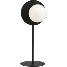 Emibig Oslo lampa stołowa 1x10 W biała-czarna 1187/LN