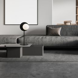 Emibig Oslo lampa stołowa 1x10 W biała-czarna 1187/LN