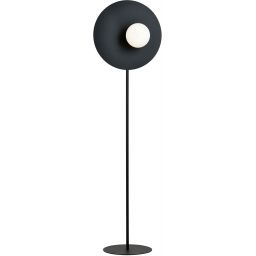 Emibig Oslo lampa stojąca 1x10 W biała-czarna 1187/LP