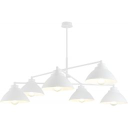 Emibig Maverick lampa podsufitowa 6x15 W biała 1212/6