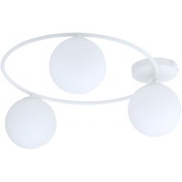 Emibig Sopra lampa podsufitowa 3x10 W biała-mleczny 1258/3