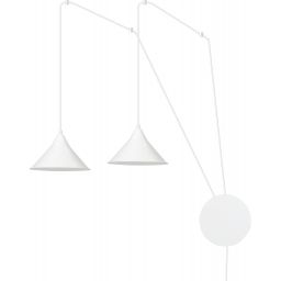 Emibig Abramo lampa wisząca 2x15 W biała 159/2