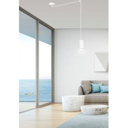 Emibig Traker lampa wisząca 1x8 W biała 525/1