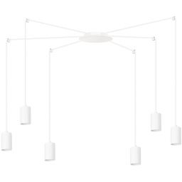 Emibig Traker lampa wisząca 6x8 W biała 525/6