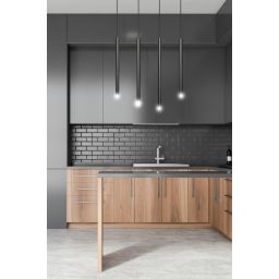 Emibig Selter lampa wisząca 4x8 W czarna 552/4