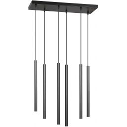 Emibig Selter lampa wisząca 6x8 W czarna 552/6