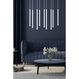 Emibig Selter lampa wisząca 9x8 W biała 553/9