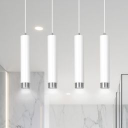 Emibig Kibo lampa wisząca 4x8 W biała-chrom 641/4