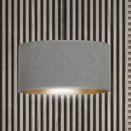 Emibig Hilde lampa wisząca 1x15 W czarna-złota-szary/popielaty 1050/1
