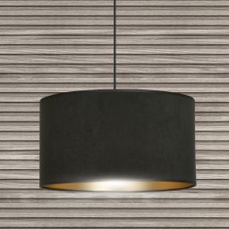Emibig Hilde lampa wisząca 1x15 W czarna-złota 1054/1