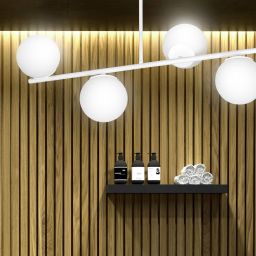 Emibig Bior lampa podsufitowa 4x10 W biała 1021/4