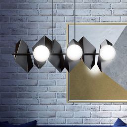 Emibig Drifton lampa wisząca 6x10 W czarna 636/6