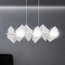 Emibig Drifton lampa wisząca 6x10 W biała 637/6