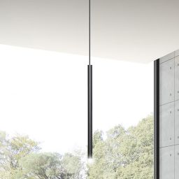 Emibig Selter lampa wisząca 1x8 W czarna 552/1