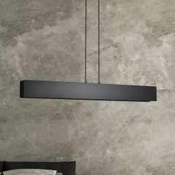 Emibig Gentor lampa wisząca 4x15 W czarna 672/4
