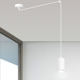 Emibig Traker lampa wisząca 1x8 W biała 525/1