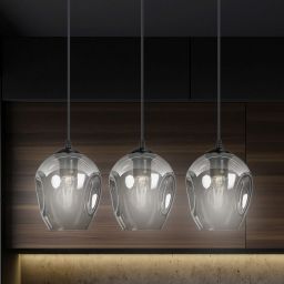 Emibig Istar lampa wisząca 3x15 W czarna-grafitowa 680/3