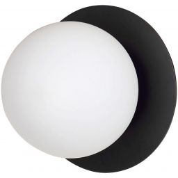 Emibig Minerva kinkiet 1x10 W biały-czarny 612/K1