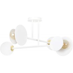 Emibig Minerva lampa podsufitowa 4x15 W biała 613/4