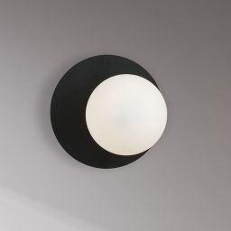 Emibig Oslo K1 kinkiet 1x10 W biały-czarny 1187/K1