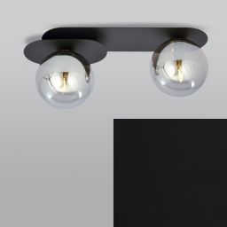 Emibig Plaza lampa podsufitowa 2x10 W czarna-grafitowa 1119/2