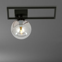 Emibig Imago lampa podsufitowa 1x10 W czarna-grafitowa 1131/1D