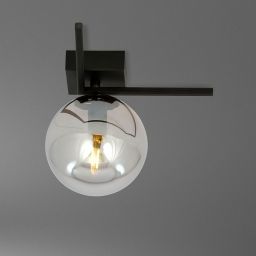 Emibig Imago lampa podsufitowa 1x10 W czarna-grafitowa 1131/1G