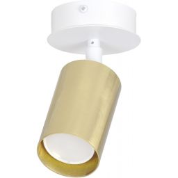 Emibig Zen lampa podsufitowa 1x8 W biała-złota 623/1