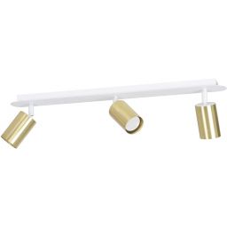 Emibig Zen lampa podsufitowa 3x8 W biała-złota 623/3