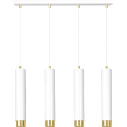Emibig Kibo lampa wisząca 4x8 W biała-złota 642/4