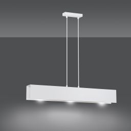 Emibig Gentor lampa wisząca 3x15 W biała 673/3
