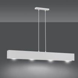 Emibig Gentor lampa wisząca 4x15 W biała 673/4