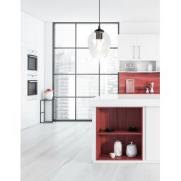 Emibig Istar lampa wisząca 1x15 W czarna-przezroczysta 679/1