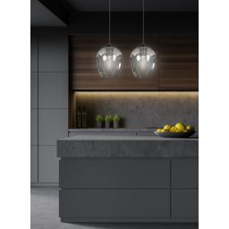 Emibig Istar lampa wisząca 2x15 W czarna-grafitowa 680/2