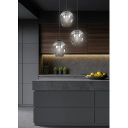 Emibig Istar lampa wisząca 3x15 W czarna-grafitowa 680/3PREM