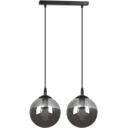 Emibig Cosmo lampa wisząca 2x10 W czarna-grafitowa 712/2