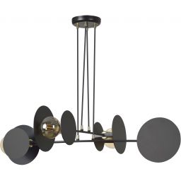 Emibig Idea lampa wisząca 4x15 W czarna 792/4