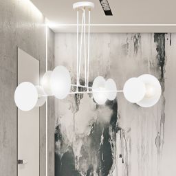 Emibig Idea lampa wisząca 4x15 W biała 793/4