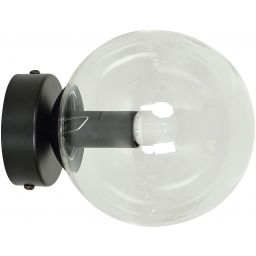 Emibig Rossi kinkiet 1x10 W czarny-przezroczysty 874/K1