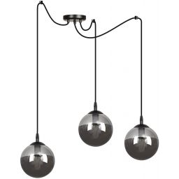 Emibig Gigi lampa wisząca 3x10 W czarna-grafitowa 937/3