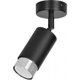 Emibig Hiro lampa podsufitowa 1x8 W czarna-chrom 964/1