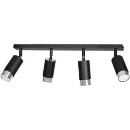 Emibig Hiro lampa podsufitowa 4x8 W biała-złota 964/4