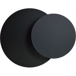 Emibig Circle kinkiet 1x8 W czarny 972/2