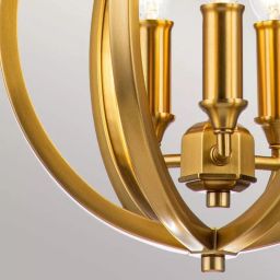Elstead Lighting Corinne lampa wisząca 3x60 W mosiądz FE-CORINNE-3P-S-BB